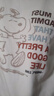 森馬（Semir）史努比系列衛(wèi)衣女卡通落肩寬松衣服個性秋設計感圖案101524116009 曬單實拍圖