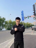 JEEP2025春季男士衛(wèi)衣翻領(lǐng)撞色條紋衛(wèi)衣外套潮流百搭長袖男裝潮牌 曬單實拍圖