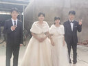 春秋季黑色西裝套裝伴郎服男西服兄弟團(tuán)衣服結(jié)婚禮服正裝高中大學(xué) 黑西裝+馬甲+白襯衫+西褲+領(lǐng)帶) M (98-107斤) 曬單實(shí)拍圖