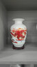 梓琦景德鎮(zhèn)陶瓷器粉彩三件套客廳擺件家居酒柜玄關(guān)房間電視柜書(shū)房花瓶 鴻運(yùn)當(dāng)頭三件套+龍架+木底座 31cm 曬單實(shí)拍圖