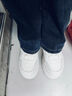 回力四季【廠(chǎng)牌】真軟皮8cm厚底小白鞋女加絨春秋增高松糕鞋運動(dòng) 白色【 加絨】 【升級款專(zhuān)柜版】 38 【標準尺碼】 曬單實(shí)拍圖