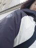 波司登（BOSIDENG）25新【疊變】機能沖鋒衣鵝絨服女短款三合一防護外套B250331302 米白/深棕褐 M 165/88A 體重約110-120斤 曬單實(shí)拍圖