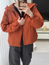 鴨鴨（YAYA）【王一博同款】鴨鴨羽絨服女2025新款秋冬休閑短款情侶厚外套YX 玫紅 【輕盈保暖/柔軟親膚】 M 110-130斤 曬單實(shí)拍圖