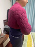 JCZS護肩男士秋冬保暖頸椎坎肩睡覺(jué)防寒長(cháng)袖護頸披肩加駝絨加厚 黑色【加絨中袖護腰】 4XL 曬單實(shí)拍圖