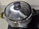 拜格（BAYCO）蒸鍋家用3-4個(gè)人28CM不銹鋼火鍋湯蒸鍋 燃氣電磁爐通用 BG8425 曬單實(shí)拍圖
