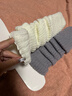 阿凡迪襪套堆堆襪女秋季薄款白色小腿襪子中筒襪y2k針織腿套腳 曬單實(shí)拍圖