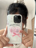 雙鉑蕾絲愛(ài)心小粉兔子適用iPhone16promax手機殼蘋(píng)果15新款14防摔13女 英文蕾絲愛(ài)心兔子綿羊 單殼無(wú)手繩 蘋(píng)果17ProMax 曬單實(shí)拍圖