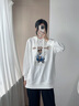 Teenie Weenie小熊女裝春季長(zhǎng)款連帽套頭衛(wèi)衣簡(jiǎn)約休閑通勤時(shí)髦上衣 白色 S (160) 曬單實(shí)拍圖