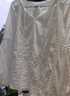 森馬（Semir）長袖襯衫女流蘇刺繡波西米亞風2025秋白色寬松袖襯衣10A525105001 曬單實拍圖