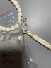 布達拉宮白玉菩提手串男女手持念珠佛珠菩提根文玩盤(pán)玩串珠 925銀樂(lè )白玉菩提手持 曬單實(shí)拍圖