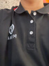鑫凱蒙夏季工作服定制t恤短袖翻領(lǐng)工衣文化廣告衫餐飲POLO訂制印字logo 2888款-黑色 XL 曬單實(shí)拍圖