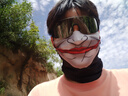 糜鴻 MIEHONE摩托車騎行防風(fēng)面罩幽靈反光面罩海豹骷髏戰(zhàn)術(shù)頭套美軍頭套 1個(gè)骷髏頭半面罩小丑款均碼 曬單實(shí)拍圖
