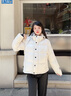 高梵【楊冪同款】黑金5.0先鋒鵝絨服2025年冬新款羽絨服女款短款外套 鉑金7號 M 115-130斤 飛天鵝絨190g 曬單實(shí)拍圖