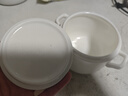品喻（PINYU）陶瓷燉盅 湯碗隔水燉盅內膽蒸蛋粥燕窩盅罐帶蓋蒸蛋瓦罐湯煲燉罐 曬單實(shí)拍圖