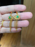 千葉黃金云間彩燕古法足金瑪瑙耳墜新款高級感中國風(fēng)女禮物耳飾禮盒裝 黃金瑪瑙耳釘/支持多退少補(bǔ) 金重約5.06g 曬單實拍圖