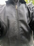 皮爾卡丹高檔正宗山羊真皮男士皮衣2025新款加肥大碼皮夾克男薄款翻領(lǐng)外套 S黑色【正宗山羊皮】 薄款 XL 建議120-140斤 曬單實(shí)拍圖
