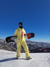 BURTON伯頓官方男士[ak]CYCLIC GORETEX 2L雪服舒適防潑水100021 10002110702 黃油色/珊瑚粉 L 曬單實(shí)拍圖