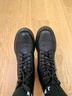 馬丁博士（Dr.Martens）1460 Greasy英倫秋冬舒適啞光軟皮馬丁靴 黑色 41 曬單實(shí)拍圖