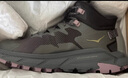 HOKA女款秋季中幫輕量舒適防水登山鞋TRAIL CODE GTX戶外 黑色/城堡巖色 39 曬單實拍圖