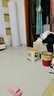 華愷之星 加厚塑料凳家用休閑餐椅浴室矮凳小板凳換鞋凳 小圓凳  咖色 曬單實(shí)拍圖