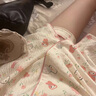 夢動短袖睡衣女夏季2024年新款開衫薄款甜美可愛KT貓少女家居服兩件套 云朵棉雙短 YD31#美樂KT貓 M (80-95斤) 曬單實拍圖