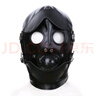 桃色緣 懲戒刑罰帶眼罩含口球面罩刑局皮革頭套 sm夫妻情趣用男女用器具另類(lèi)調教成人性玩具 戴眼罩含口塞皮革頭套 曬單實(shí)拍圖