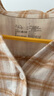 無(wú)印良品（MUJI）女式 法蘭絨 襯衫式夾克女外套25年秋季女裝 BC2POA5A 暗黃色格紋 L （165/88A） 曬單實(shí)拍圖