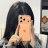貝克拉適用蘋(píng)果17promax手機殼新款Ai按鍵全包iphone17pro透明閃粉鏡頭保護套17防摔輕奢高級女超薄外殼 【橙黃色】久用不黃_帶鏡頭膜_超薄防摔 iPhone 17 Pro Max 曬單實(shí)拍圖