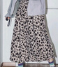 三彩2025秋季新款豹紋半身裙松緊腰A字裙顯瘦長(cháng)裙優(yōu)雅氣質(zhì)M 卡其色花卉 M 160/68A 曬單實(shí)拍圖