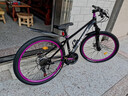 鳳凰山地自行車雙碟剎可變速男女成人通用公路越野減震單車 官方正品-曜石黑-加厚鋼架-輻條 26英寸【適合身高163-180cm】 疾風(fēng)24速【上班族100%選擇】 曬單實拍圖