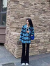 VEOX休閑褲女微喇叭褲女高腰修身顯瘦2025褲子秋季女寬松閑喇叭長褲 黑色 微喇長褲 薄款 S 85-100斤 曬單實(shí)拍圖