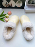 樸西2025時(shí)尚新款博肯棉拖鞋女厚底軟彈保暖加絨防滑防水棉拖鞋情侶款 香蕉黃 【防污耐臟】 38-39 【適合37-38】 曬單實(shí)拍圖