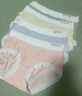 莫代爾內褲女乳酸菌抗菌舒適透氣裸感中腰內褲女包臀不夾臀三角褲4條XL 曬單實(shí)拍圖