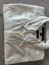 TOMMY HILFIGER【牛津紡】男裝商務(wù)休閑中性簡(jiǎn)約純色修身長(cháng)袖襯衫外套 白色YCD S (推薦：120-130斤) 曬單實(shí)拍圖