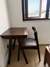 青櫨實(shí)木小書(shū)桌學(xué)習桌初中高中生家用臥室床邊簡(jiǎn)易小戶(hù)型學(xué)生寫(xiě)字桌子 60cm胡桃色-桌椅組合(單桌+椅子) 100%實(shí)木|小戶(hù)型神器|穩固不晃動(dòng) 曬單實(shí)拍圖