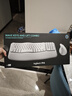 羅技（Logitech）Wave Combo 無(wú)線(xiàn)人體工學(xué)鍵鼠套裝 垂直鼠標 無(wú)線(xiàn)藍牙鼠標 辦公鍵盤(pán) 無(wú)線(xiàn)鍵盤(pán) 藍牙鍵盤(pán) 白色 曬單實(shí)拍圖