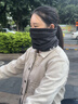 安德瑪圍脖騎行面罩套冬季掛耳防寒風(fēng)保暖帽子滑雪護臉頸圍巾頭套騎車(chē) 曬單實(shí)拍圖