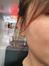 D家耳環(huán)復古黃銅字母愛(ài)心新款潮防過(guò)敏小巧歐美cd耳釘女生日禮物 復古愛(ài)心 曬單實(shí)拍圖