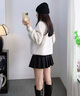 Teenie Weenie【贈挎包】小熊女裝冬裝簡約風(fēng)仿羊羔絨加厚保暖衛(wèi)衣 象牙白 S (160) 曬單實拍圖