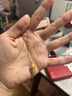 周大生18K金項鏈女款彩金鎖骨O字素鏈生日禮物送女生 約0.8g 45cm 曬單實(shí)拍圖
