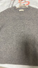 茵曼2025秋冬女裝新款格雷系立體心形盤(pán)繩毛衣百搭寬松套頭針織衫 貴族灰 S 曬單實(shí)拍圖