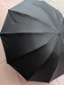 匠者抗風(fēng)暴雨傘全自動反向汽車載專用折疊三人大號超大高檔男士商務(wù)傘 反向16骨D-140CM（3-4人）黑膠 曬單實拍圖