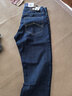AEMAPE蘋(píng)果純棉春秋季牛仔褲中老年高腰深襠寬松直筒爸爸裝百搭薄款長(cháng)褲 （厚款）E款#黑色 34 (2尺7) 曬單實(shí)拍圖
