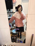 甜米寶毛絨加厚外套2025秋冬新款寬松少女立領(lǐng)可愛(ài)學(xué)生夾棉保暖棉衣棉服 粉色   L 110-125斤 曬單實(shí)拍圖