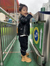 G.DUCKKIDS小黃鴨真皮男童靴子2024春秋款兒童馬丁靴女童短靴秋季男孩大黃靴 卡其 30碼 曬單實拍圖