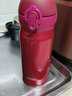 膳魔師（THERMOS）進口保溫保冷杯不銹鋼JNL-350車載男女情侶兒童水杯子小巧隨手杯 JNL-352-SBR 櫻桃紅 350ml 曬單實拍圖