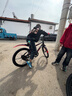 新款兒童自行車(chē)男孩女孩變速山地車(chē)中大童6/8/10/12/15歲單車(chē)輕便 黑紅色+變速(暢銷(xiāo)飆配版) 20寸適應身高130-145厘米 曬單實(shí)拍圖