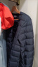 波司登（BOSIDENG）25年新款輕薄羽絨服男短款90絨V領(lǐng)內膽保暖內搭短外套B250130003 店長(cháng)推薦-中山青5870-25-航海系 M 175/96A 體重約130-140斤 曬單實(shí)拍圖