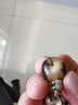 納悟 天然西藏牦牛角三通佛頭 金剛星月菩提手串念珠佛珠配飾配件配珠 花色牛角三通 18mm牛角三通 曬單實(shí)拍圖