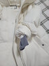 雪倫反季羽絨服女加厚短款連帽多巴胺配色百搭秋冬外套 13301 杏米色 M 曬單實拍圖